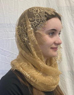 Eyelash Lace Infinity Veil