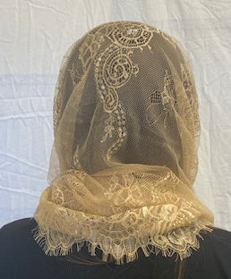 Eyelash Lace Infinity Veil