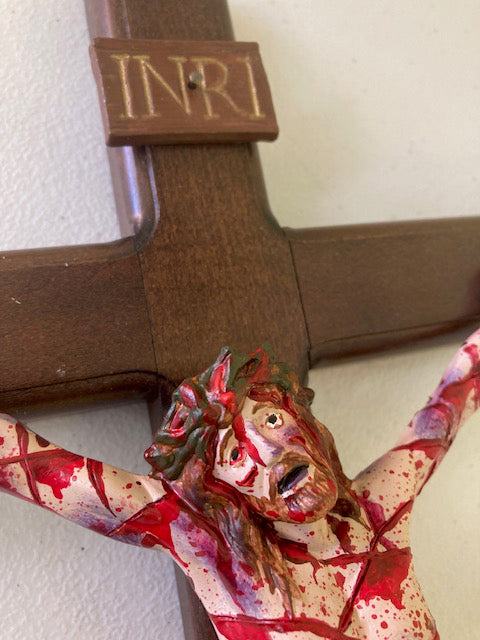 Agonizing Christ Crucifix