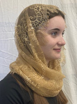 Eyelash Lace Infinity Veil