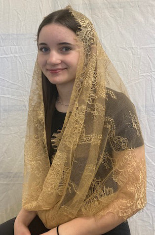 Eyelash Lace Infinity Veil