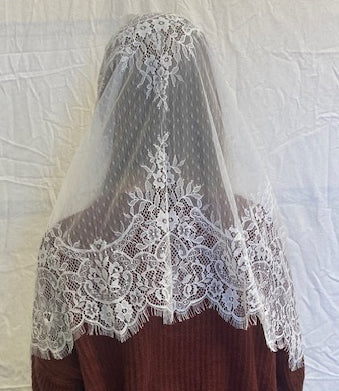Eyelash Lace Infinity Veil
