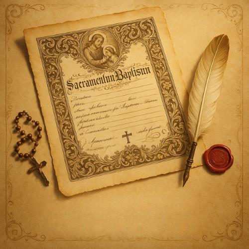 Antique Reproduction Sacramental Certiuficates