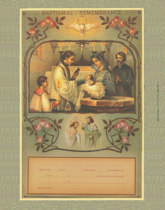 Baptismal Certificate