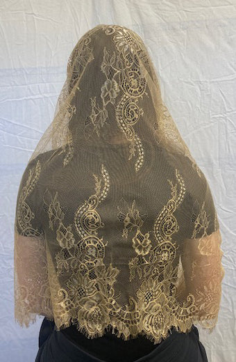 Eyelash Lace Infinity Veil