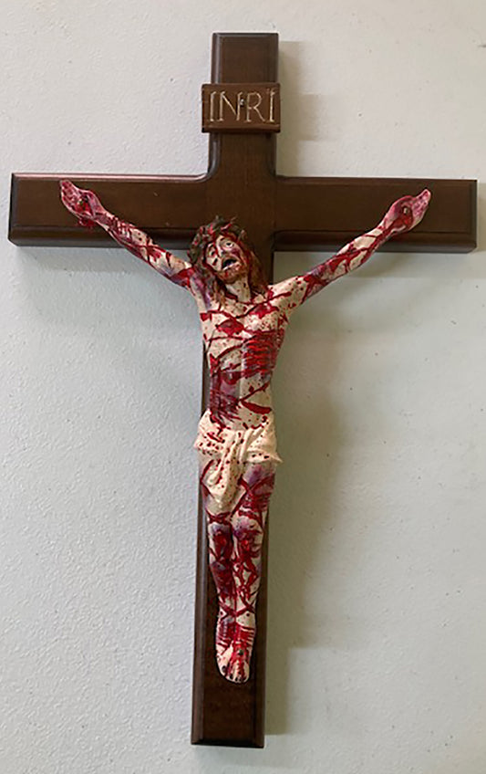 Agonizing Christ Crucifix