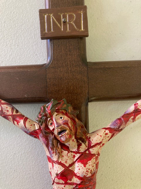 Agonizing Christ Crucifix