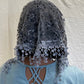 Venitian Lace Fringed Triangle