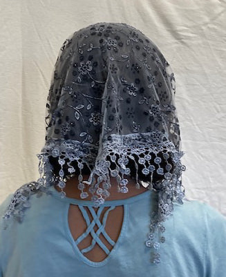 Venitian Lace Fringed Triangle